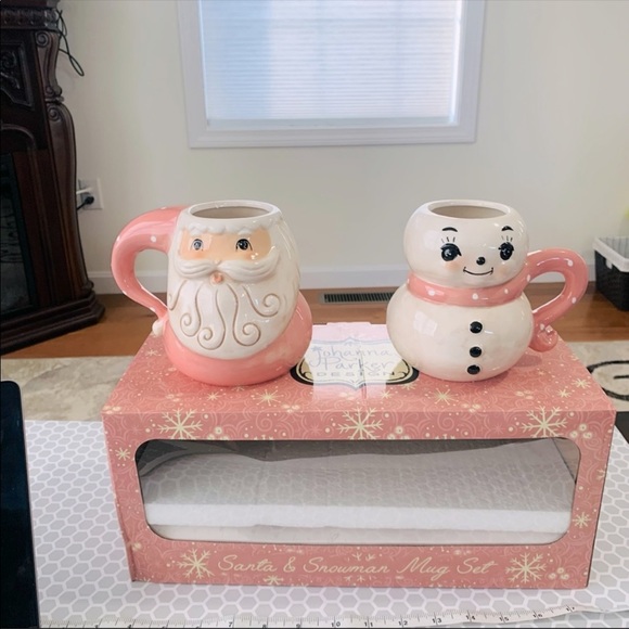 johanna parker Other - JP JOHANNA PARKER santa and snowman mug set